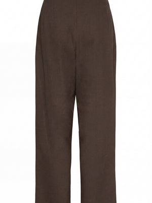 I SAY Firenze Highwaist Pant Pants 356 Dark brown