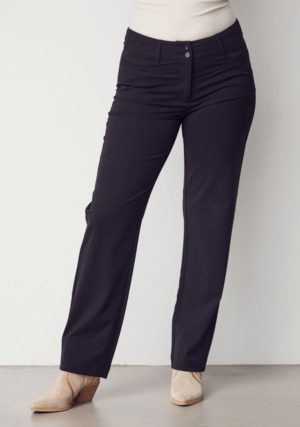 I SAY Firenze Straight Pant Pants 900 Black