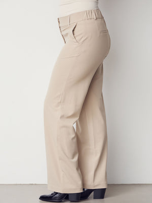 I SAY Firenze Wide Pant Pants 112 Sand