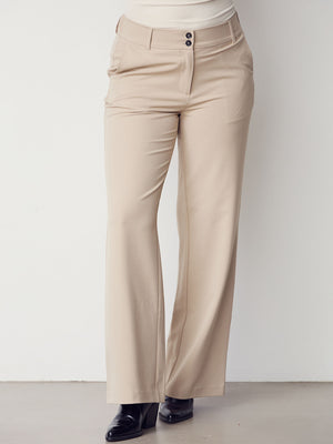 I SAY Firenze Wide Pant Pants 112 Sand
