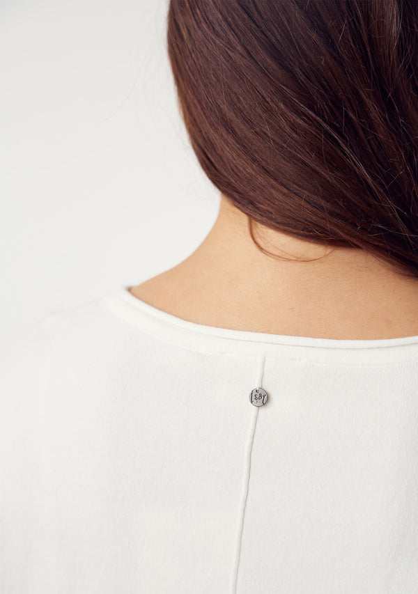 I SAY Frigga Knit Pullover Knitwear 101 Broken White