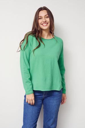 I SAY Frigga Knit Pullover Knitwear 835 Fresh Green