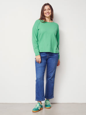 I SAY Frigga Knit Pullover Knitwear 835 Fresh Green