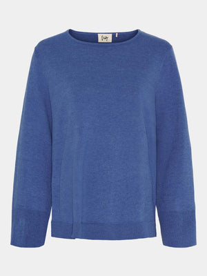I SAY Frigga New Knit Knitwear 602 Blue