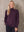 I SAY Frigga New Pullover Knitwear 419 Aubergine