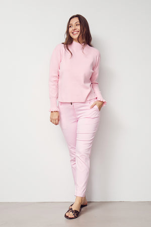I SAY Frigga New Pullover Knitwear 516 Pink