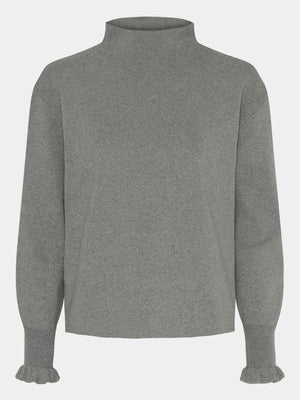 I SAY Frigga New Pullover Knitwear 947 Grey Melange