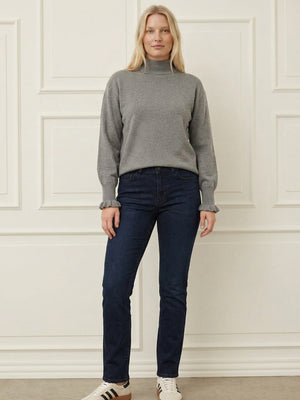 I SAY Frigga New Pullover Knitwear 947 Grey Melange