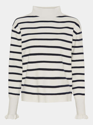 I SAY Frigga Stripe Pullover Knitwear A47 Nautic Stripe