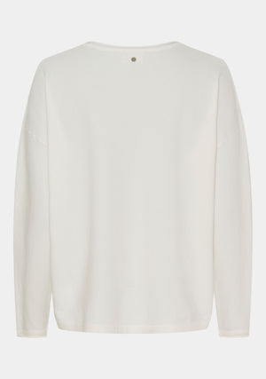 I SAY Frigga V-Neck  Knitwear 101 Broken White