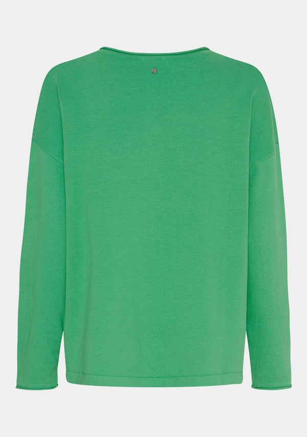 I SAY Frigga V-Neck  Knitwear 835 Fresh Green