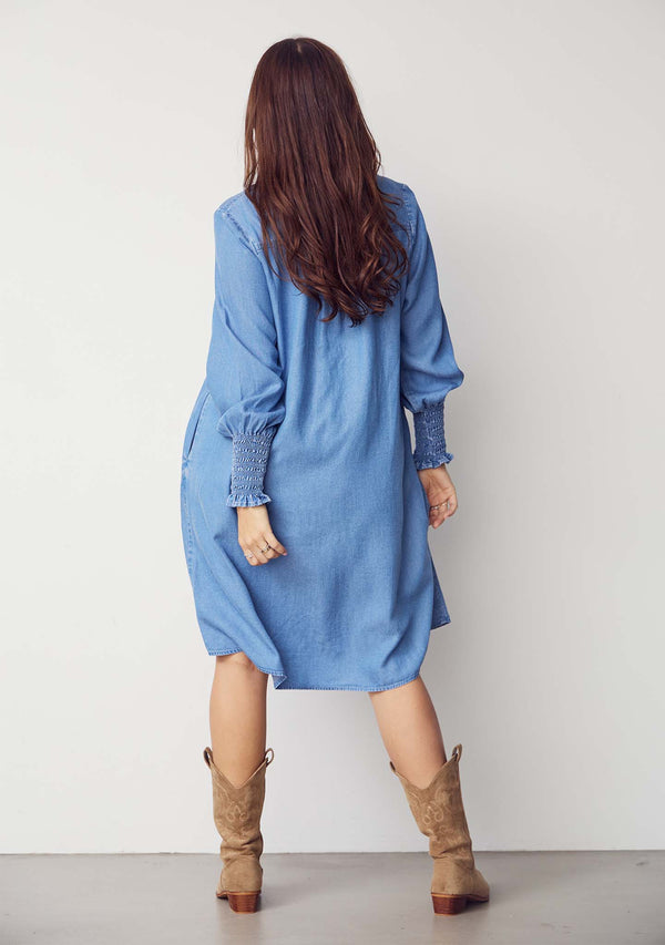 I SAY Ganja Dress Dresses 616 Denim Blue