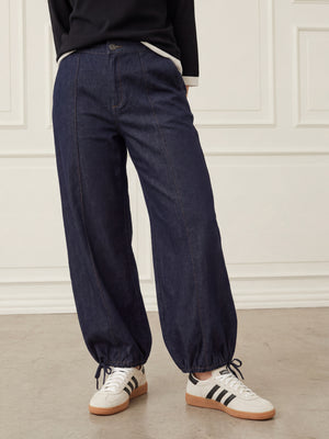 I SAY Ganja Loose Pant  K97 Unwashed Denim