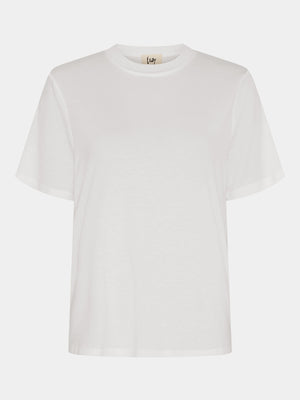 I SAY Gritt O-Neck T-Shirt Basics 100 White