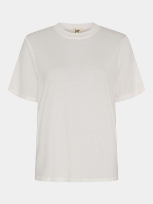 I SAY Gritt O-Neck T-Shirt Basics 101 Broken White