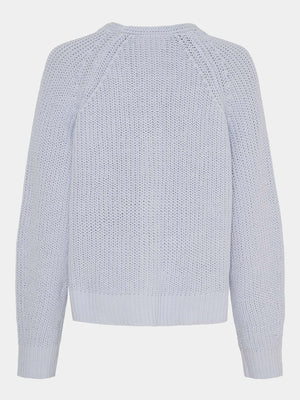 I SAY Gunda Knit Cardigan Knitwear 619 Light Blue
