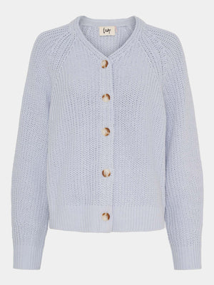 I SAY Gunda Knit Cardigan Knitwear 619 Light Blue