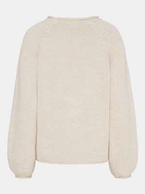 I SAY Gwen Knit Pullover Knitwear 101 Broken White