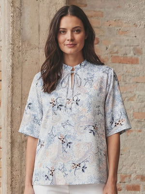 I SAY Gyta Printed Blouse Blouses A66 Summer Dream
