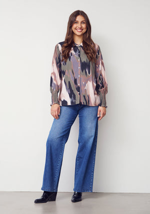 I SAY Gyta Smock Blouse Blouses M12 Autumn Float