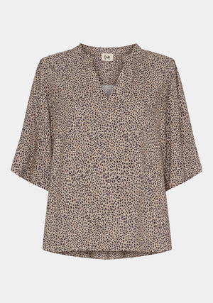 I SAY Gyta s/s Blouse Blouses M83 Mini Leo