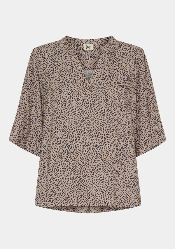 I SAY Gyta s/s Blouse Blouses M83 Mini Leo