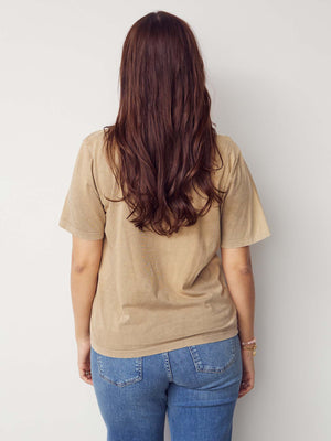 I SAY Haley New T-Shirt T-Shirts N19 Washed Taupe