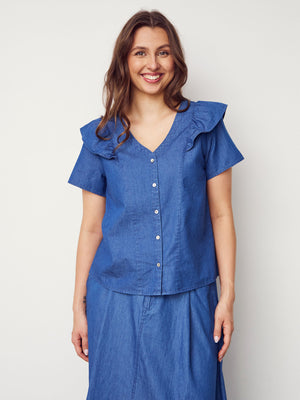 I SAY Heba Shirt Shirts 643 Denim