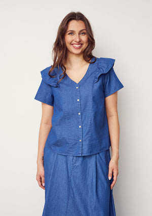 I SAY Heba Shirt Shirts 643 Denim