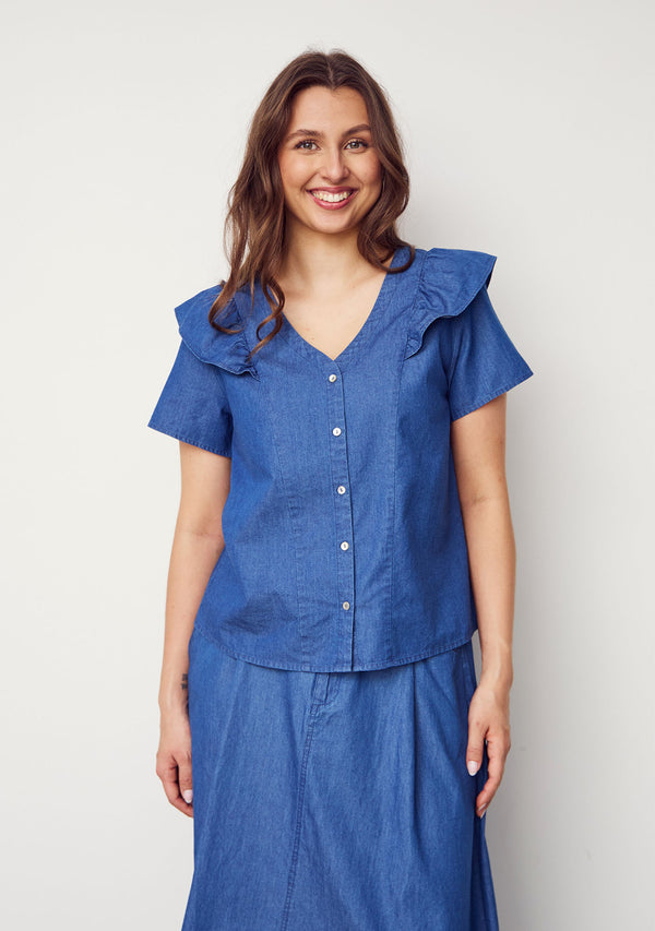 I SAY Heba Shirt Shirts 643 Denim