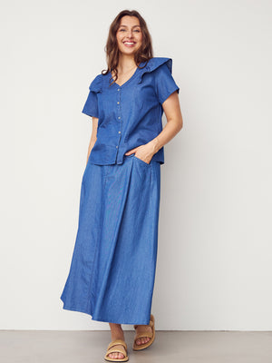 I SAY Heba Shirt Shirts 643 Denim
