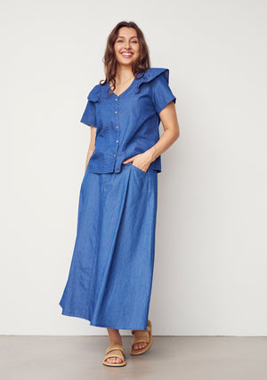 I SAY Heba Shirt Shirts 643 Denim