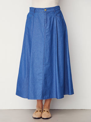 I SAY Heba Skirt Skirts 643 Denim