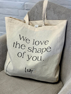 I SAY I SAY Tote Bag Accessories 101 Broken White