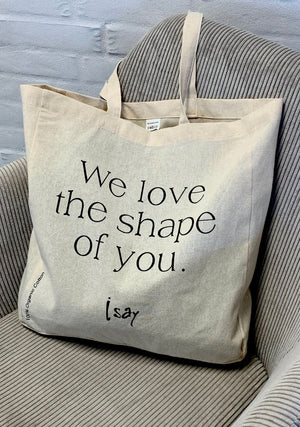 I SAY I SAY Tote Bag Accessories 101 Broken White