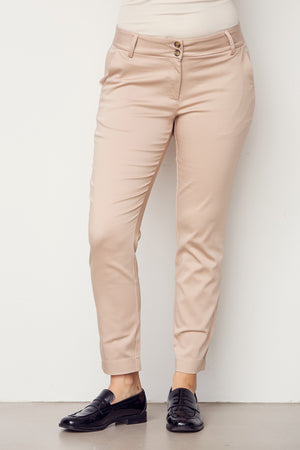 I SAY Isay Chino Pant Pants 117 Dark Sand
