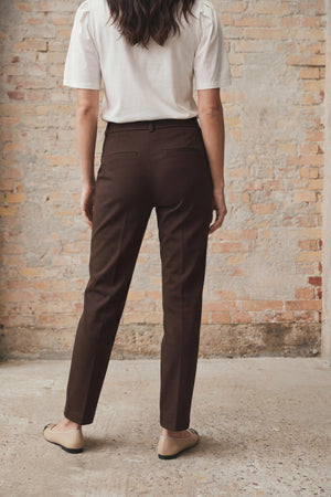 I SAY Isay Chino Pant Pants 356 Dark brown
