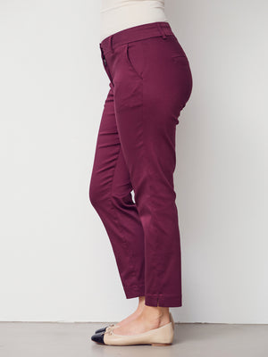 I SAY Isay Chino Pant Pants 434 Wine