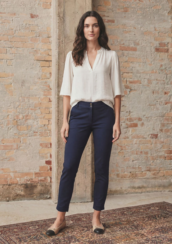 I SAY Isay Chino Pant Pants 640 Navy
