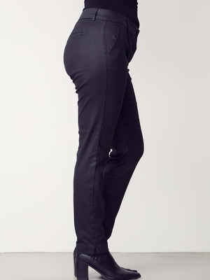 I SAY Isay Coated Pant Pants 900 Black