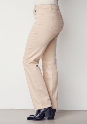 I SAY  Isay Long Straight Pant Pants 112 Sand