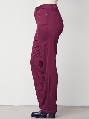 I SAY  Isay Long Straight Pant Pants 434 Wine