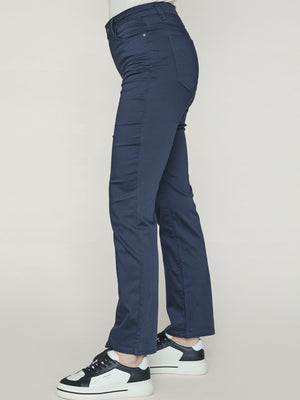 I SAY  Isay Long Straight Pant Pants 640 Navy