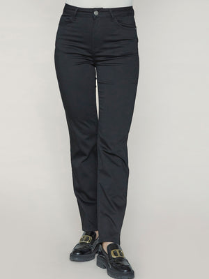 I SAY  Isay Long Straight Pant Pants 900 Black