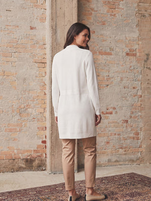 I SAY Jena Button Cardigan Knitwear 101 Broken White