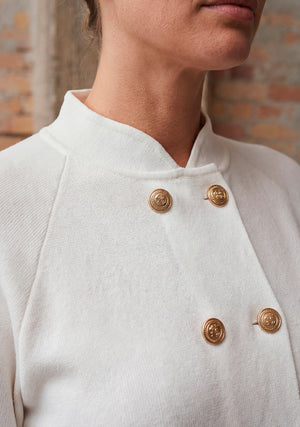 I SAY Jena Poncho Blouse Knitwear 101 Broken White