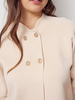 I SAY Jena Poncho Blouse Knitwear 112 Sand