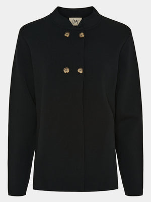 I SAY Jena Poncho Cardigan Knitwear 900 Black