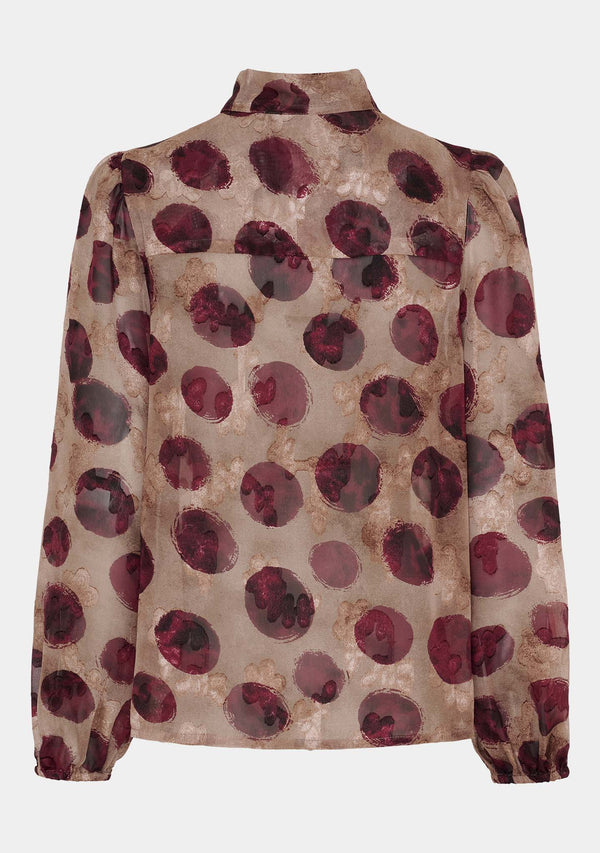 I SAY Jill Blouse Blouses M80 Wine Bomb