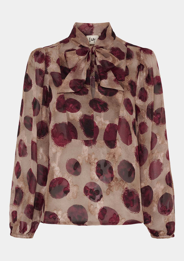 I SAY Jill Blouse Blouses M80 Wine Bomb